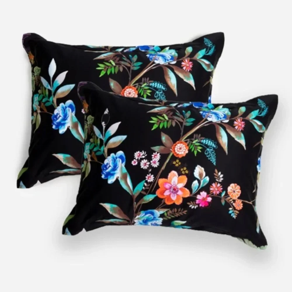 Johnny Was Noir Dreamer King Shams Black Multi Set of 2